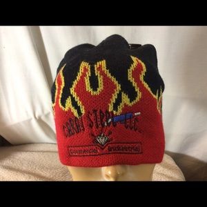 Cool MAGIC HEADWEAR Red & Black Stocking Hat